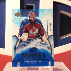 Pavel Francouz 2020-21 - Ice Premieres Rookie /999 Ud Ice